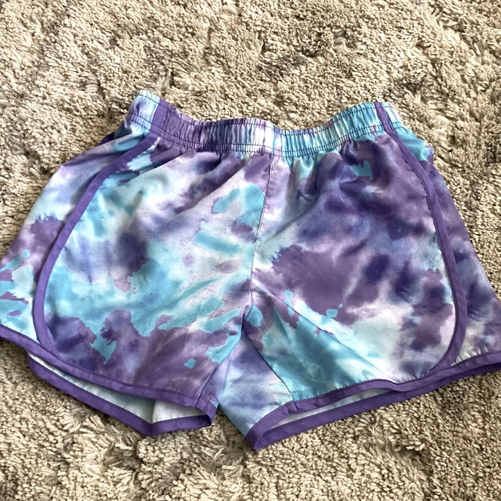 💚5 for $20💚Cheetah Tie Dye Gym Shorts